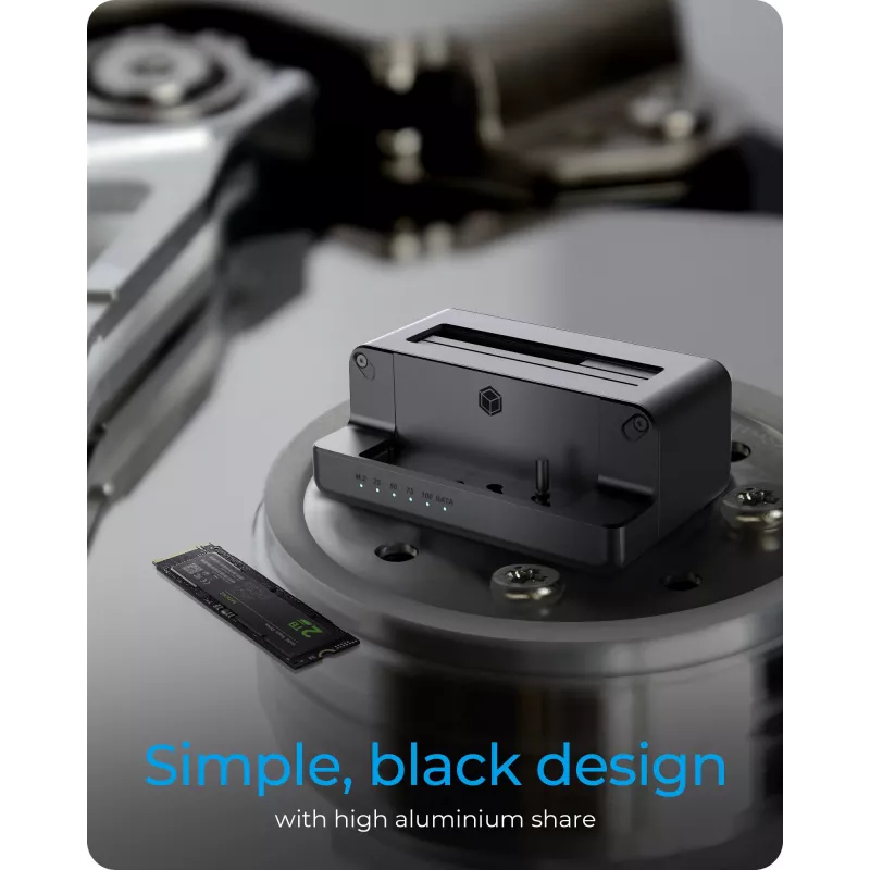 ICY BOX IB-2914MSCL-C31 USB 3.2 Gen 2 (3.1 Gen 2) Type-C Preto