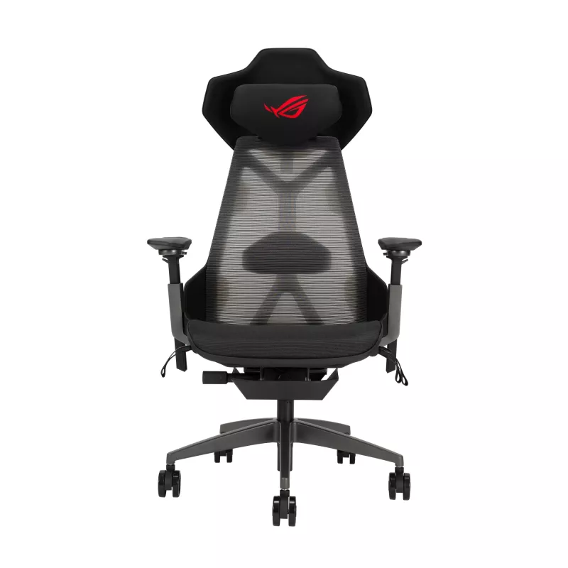 Cadeira de rede ASUS ROG Destrier Ergo com encosto de rede preto 720mm 840mm 134cm