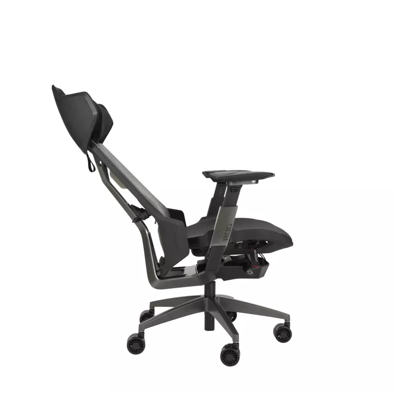 Cadeira de rede ASUS ROG Destrier Ergo com encosto de rede preto 720mm 840mm 134cm