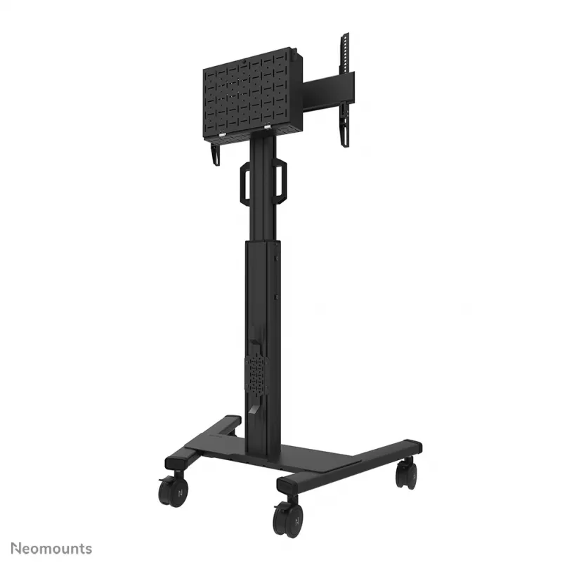Carrinho de TV Neomounts FL50S-825BL1 37-75 polegadas - TÜV, preto, suporte de chão fixo, aço, 70 kg, 94 cm (37 polegadas), 190,5 cm (75 polegadas)