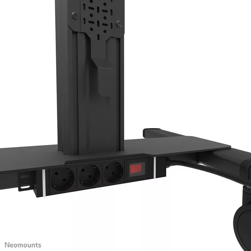 Carrinho de TV Neomounts FL50S-825BL1 37-75 polegadas - TÜV, preto, suporte de chão fixo, aço, 70 kg, 94 cm (37 polegadas), 190,5 cm (75 polegadas)