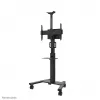 Carrinho de TV Neomounts FL50S-825BL1 37-75 polegadas - TÜV, preto, suporte de chão fixo, aço, 70 kg, 94 cm (37 polegadas), 190,5 cm (75 polegadas)
