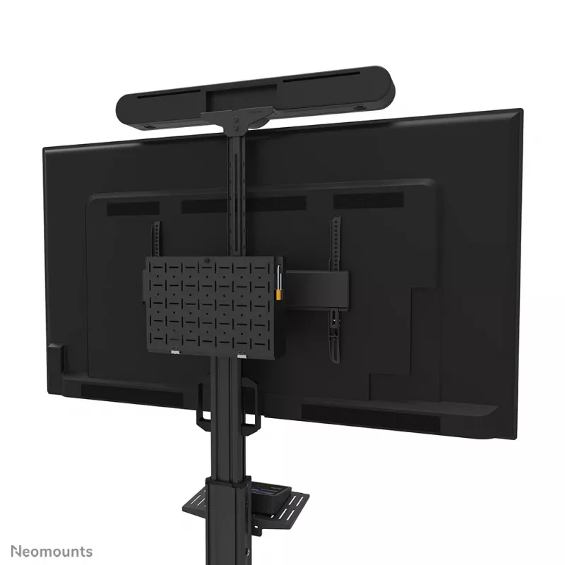 Carrinho de TV Neomounts FL50S-825BL1 37-75 polegadas - TÜV, preto, suporte de chão fixo, aço, 70 kg, 94 cm (37 polegadas), 190,5 cm (75 polegadas)