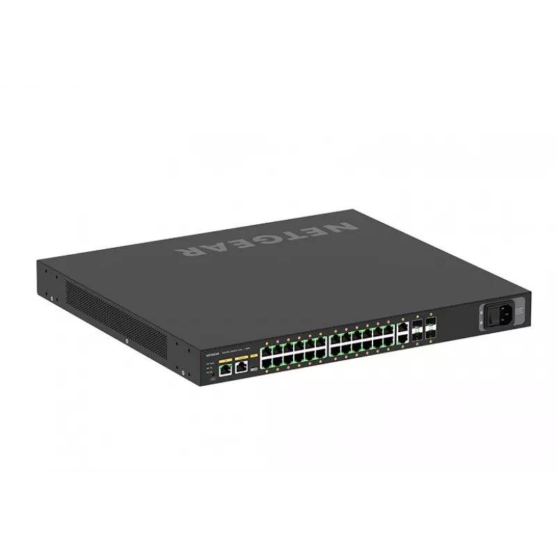 NETGEAR M4250-26G4XF-PoE+ gerido L2/L3 Gigabit Ethernet (10/100/1000) Power over Ethernet (PoE) 1U preto
