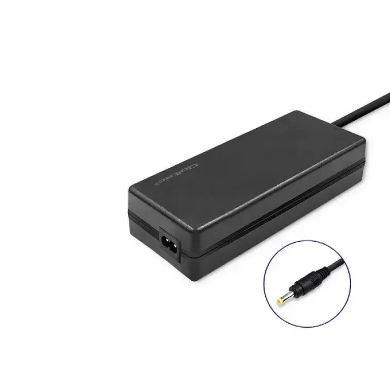 Fonte de alimentação Qoltec 51037 120W para interiores preta para portátil