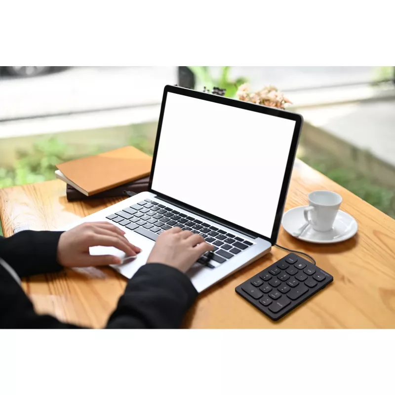 Teclado numérico com fios Kensington, USB, 21, portátil/PC, preto