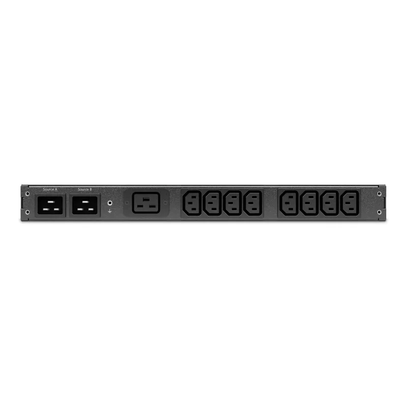 Comutador de transferência automática APC AP4423A - (8x) C13 + (1x) C19, 3680W, montagem em rack, 1U