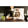 Batedeira de pé BLAUPUNKT SMM501 — taça de aço inoxidável de 5 l, 1000 W, cabeça inclinável, botão rotativo, branca
