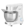 Batedeira de pé BLAUPUNKT SMM501 — taça de aço inoxidável de 5 l, 1000 W, cabeça inclinável, botão rotativo, branca