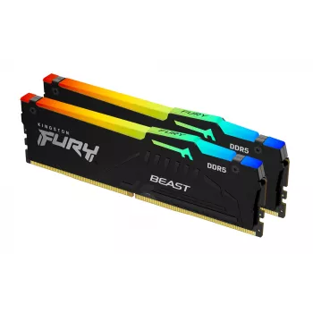 Kingston Technology FURY Beast 64GB 5600MT/s DDR5 CL36 DIMM (Kit de 2) RGB EXPO