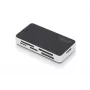Leitor de cartões DIGITUS USB 3.0, suporta cartões MS/SD/SDHC/MiniSD/M2/CF/MD/SDXC, cabo de ligação USB-A de 1M