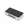 Leitor de cartões DIGITUS USB 3.0, suporta cartões MS/SD/SDHC/MiniSD/M2/CF/MD/SDXC, cabo de ligação USB-A de 1M