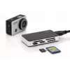 Leitor de cartões DIGITUS USB 3.0, suporta cartões MS/SD/SDHC/MiniSD/M2/CF/MD/SDXC, cabo de ligação USB-A de 1M