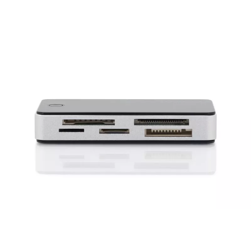Leitor de cartões DIGITUS USB 3.0, suporta cartões MS/SD/SDHC/MiniSD/M2/CF/MD/SDXC, cabo de ligação USB-A de 1M
