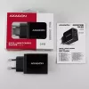 Carregador de parede Axagon ACU-QS24 QUICK and SMART, 2x porta USB QC3.0/AFC/FCP + 5V-1,2A, 24W
