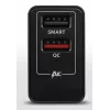 Carregador de parede Axagon ACU-QS24 QUICK and SMART, 2x porta USB QC3.0/AFC/FCP + 5V-1,2A, 24W