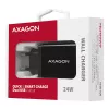 Carregador de parede Axagon ACU-QS24 QUICK and SMART, 2x porta USB QC3.0/AFC/FCP + 5V-1,2A, 24W