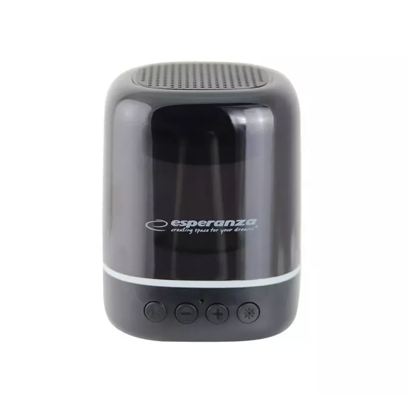 Altifalante portátil ESPERANZA EP154, 3W RMS, Bluetooth 5.0, MicroSD, FM, 4 h de reprodução, preto