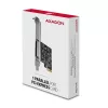 Axagon PCEA-P1N PCIe - adaptador de 1 porta paralela com SP & LP, PCIe, paralela, fêmea, full-height / low-profile, PCIe 2.0, China