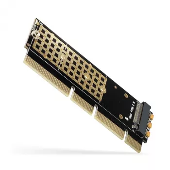 Adaptador de slot M.2 NVMe M-Key Axagon PCEM2-1U PCIe x16/x8/x4 1U