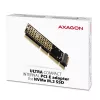 Adaptador de slot M.2 NVMe M-Key Axagon PCEM2-1U PCIe x16/x8/x4 1U