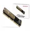 Adaptador de slot M.2 NVMe M-Key Axagon PCEM2-1U PCIe x16/x8/x4 1U