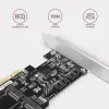 Controlador PCIe Axagon PCES-SA4M2 2 portas SATA 6G internas + placas/adaptadores M.2 B-Key M.2, SATA