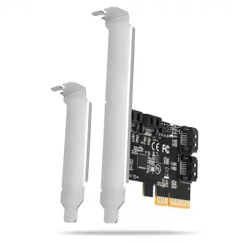 Controlador PCIe Axagon PCES-SA4X4 - 4 portas SATA 6G internas, ASM1164, SP & LP