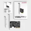 Controlador PCIe Axagon PCES-SA4X4 - 4 portas SATA 6G internas, ASM1164, SP & LP