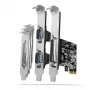 Axagon PCEA-PSN PCIe - adaptador de 1 porta paralela e 2 portas série 250 kbps com SP & LP