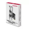 Axagon PCEA-PSN PCIe - adaptador de 1 porta paralela e 2 portas série 250 kbps com SP & LP