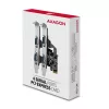 Axagon PCEA-S4N PCIe - adaptador de 4 portas série 250 kbps com SP e LP