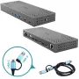 Estação de acoplamento i-tec USB 3.0 / USB-C / Thunderbolt, 3x 4K Gen 2 + Power Delivery 100W