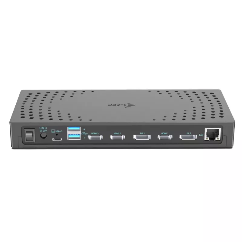 Estação de acoplamento i-tec USB 3.0 / USB-C / Thunderbolt, 3x 4K Gen 2 + Power Delivery 100W