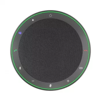 Jabra Speak2 75 MS Teams - Link 380c, cinzento-escuro, universal, preto, AAC, CVSD, mSBC, SBC, 72 dB, botões, Voice Level Normalization