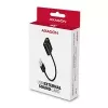 Adaptador de áudio USB externo AXAGON ADA-12 com 1x jack de 3,5 mm para auscultadores e microfone