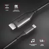 Cabo Axagon RVC-HI2MC USB-C -> HDMI 2.0a 1,8m, 4K/60Hz HDR10