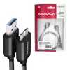 Cabo Axagon BUMM3-AM10AB SPEED Micro-B USB <> USB-A 3.2 Gen 1 1 m