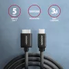 Cabo USB Axagon BUMM3-CM10AB Micro-USB B para USB C 1m preto