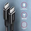 Cabo USB Axagon BUCM-CM20AB 2m USB C preto