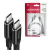 Cabo USB Axagon BUCM-CM20AB 2m USB C preto