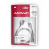 Cabo Axagon BUMM-AM10AB HQ Micro USB <-> USB-A, 1m, USB 2.0, 2,4A, ALU, trançado, preto