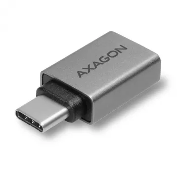 Adaptador Axagon RUCM-AFA USB-C (M) -> USB-A (F), USB 3.2 Gen 2, 3A, ALU