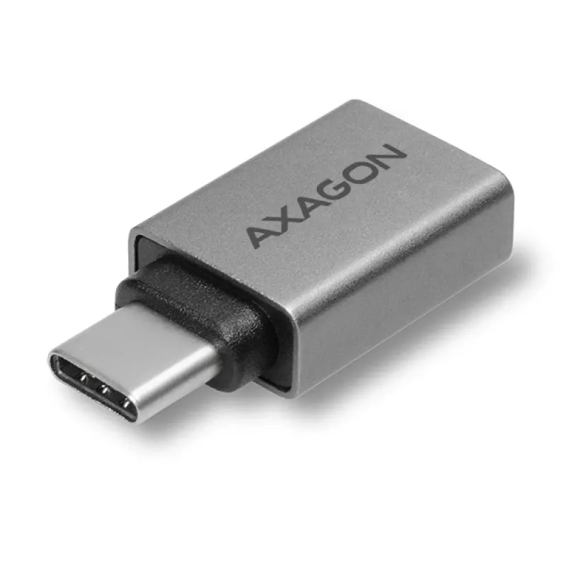 Adaptador Axagon RUCM-AFA USB-C (M) -> USB-A (F), USB 3.2 Gen 2, 3A, ALU