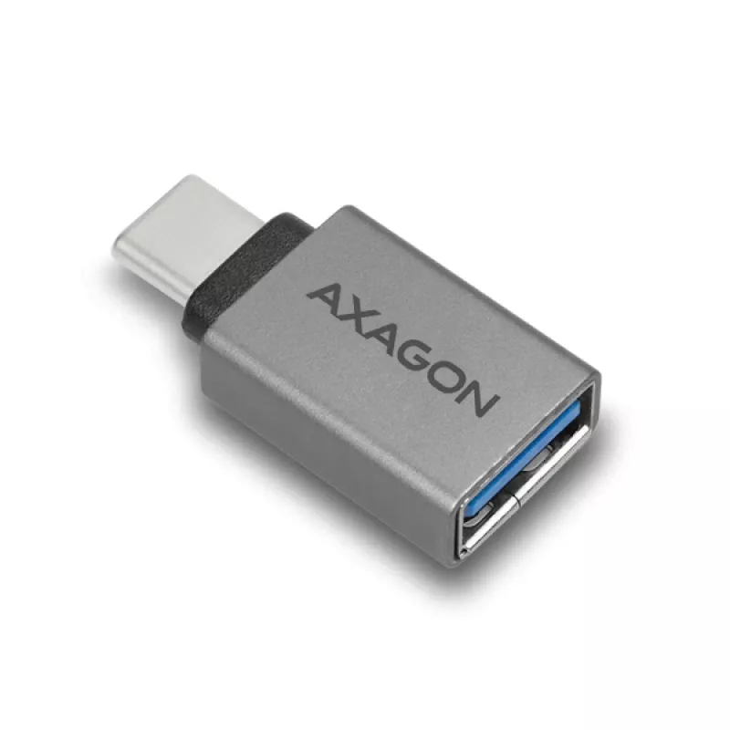 Adaptador Axagon RUCM-AFA USB-C (M) -> USB-A (F), USB 3.2 Gen 2, 3A, ALU