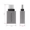 Adaptador Axagon RUCM-AFA USB-C (M) -> USB-A (F), USB 3.2 Gen 2, 3A, ALU