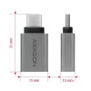 Adaptador Axagon RUCM-AFA USB-C (M) -> USB-A (F), USB 3.2 Gen 2, 3A, ALU