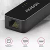 AXAGON ADE-XR adaptador de USB 2.0 Type-A para Fast Ethernet 10/100, RJ-45, Realtek RTL8152, preto, 23 g