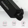 AXAGON ADE-XR adaptador de USB 2.0 Type-A para Fast Ethernet 10/100, RJ-45, Realtek RTL8152, preto, 23 g