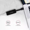 AXAGON ADE-XR adaptador de USB 2.0 Type-A para Fast Ethernet 10/100, RJ-45, Realtek RTL8152, preto, 23 g